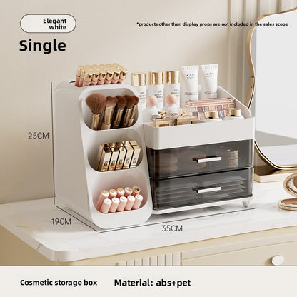 Luxury Makeup Organiser Box–Large Capacity Cosmetic Storage Case With Drawers