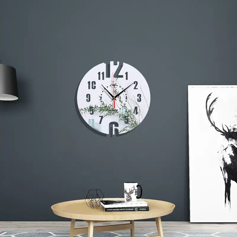 Creative Acrylic DIY Wall Clock–Modern Silent Frameless Wall Décor