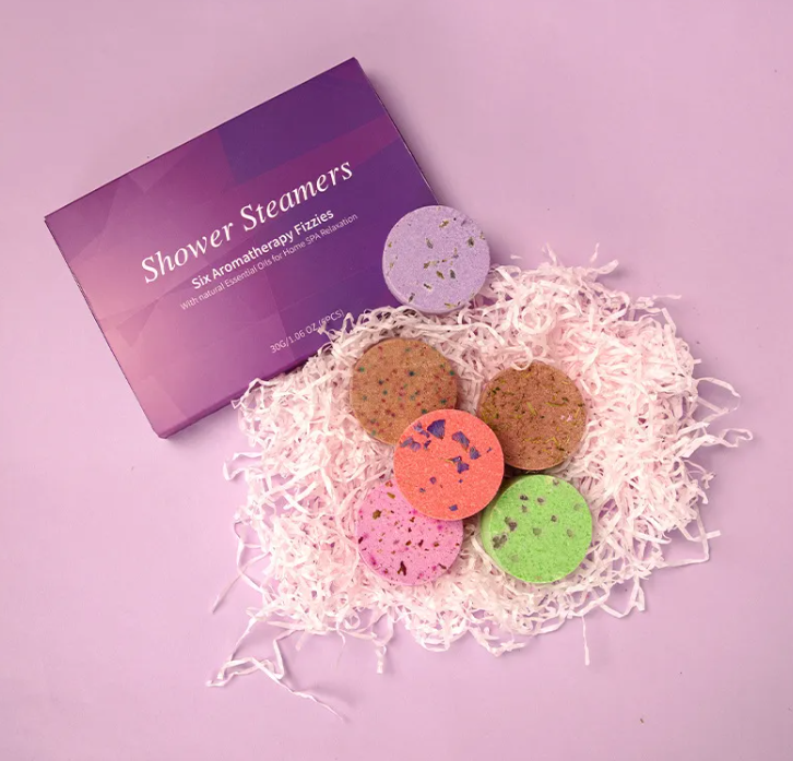 Aromatherapy Shower Steamers & Bath Tablets Set | Essential Oil Spa Tablets for Relaxation, Stress Relief & Self Care