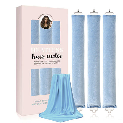 Heatless Curling Rod Set–Overnight Hair Curling Kit For Soft Natural Waves