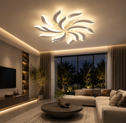 Modern LED Ceiling Light - Dimmable Minimalist Ceiling Lamp for Living Room & Bedroom