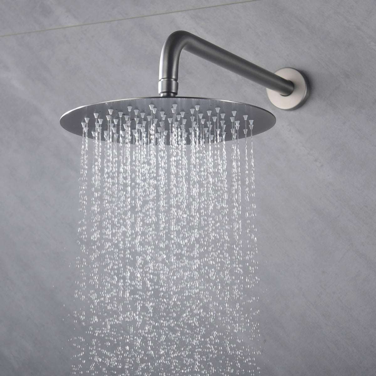 Luxury Concealed Rain Shower Set - Solid Copper Wall Mounted Bathroom Shower System