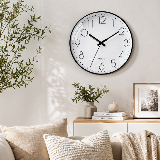 European Decorative Wall Clock–Modern Quartz Silent Clock for Living Room & Home Décor