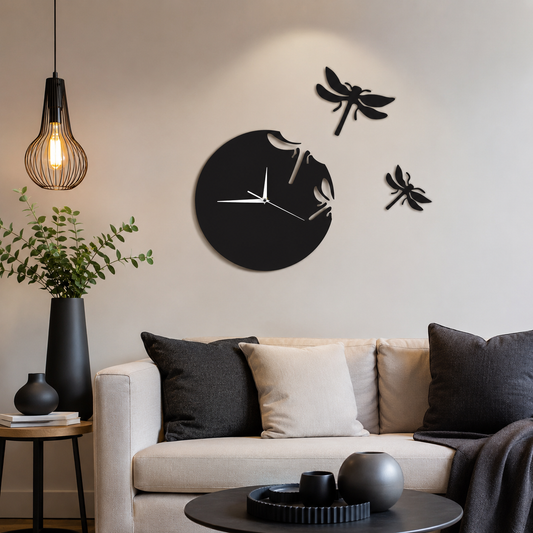 DIY Acrylic Wall Clock–Modern Mirror Wall Art Timepiece for Home Décor