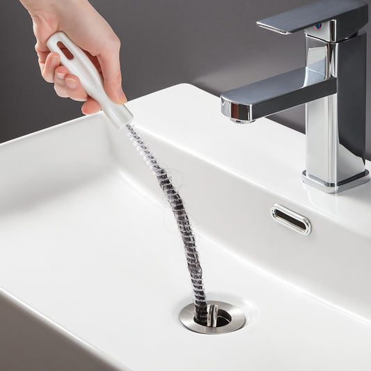 Drain Hair Cleaner Tool–Flexible Pipe Unclogger for Bathroom & Kitchen Drains