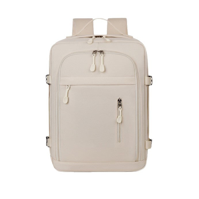 Waterproof Travel Backpack–Airline Carry-On Backpack with Dry & Wet Separation & 15-Inch Laptop Compartment