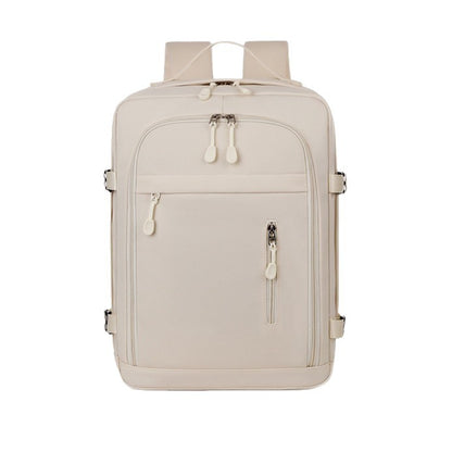 Waterproof Travel Backpack–Airline Carry-On Backpack with Dry & Wet Separation & 15-Inch Laptop Compartment