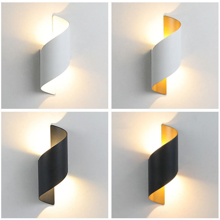 Modern Waterproof Outdoor Wall Lamp–Contemporary LED Up & Down Wall Light