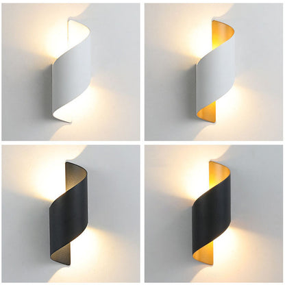 Modern Waterproof Outdoor Wall Lamp–Contemporary LED Up & Down Wall Light
