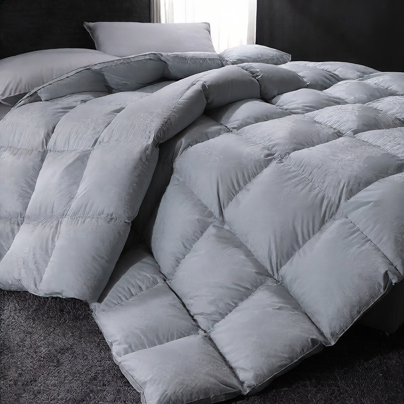 Luxury Collection Goose Down Quilt–Premium Quality All-Season Cotton Doona