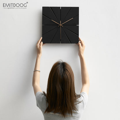 Modern Minimalist Wall Clock–Silent Decorative Wall Clock for Living Room & Home Décor