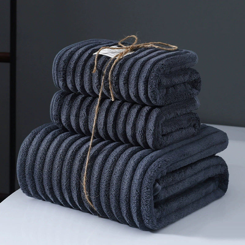 Ultra Soft Coral Fleece Towels-Super Absorbent Quick Dry Bath Towels-Lightweight Bathroom, Gym & Travel Towels
