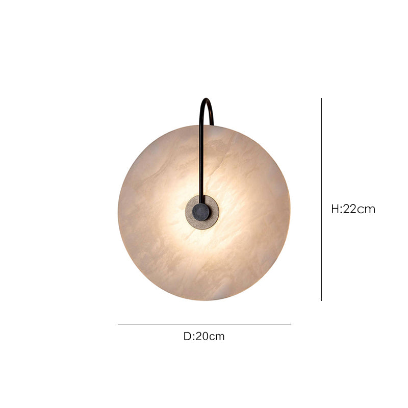 Nordic Marble LED Wall Light – Modern Luxury Wall Sconce