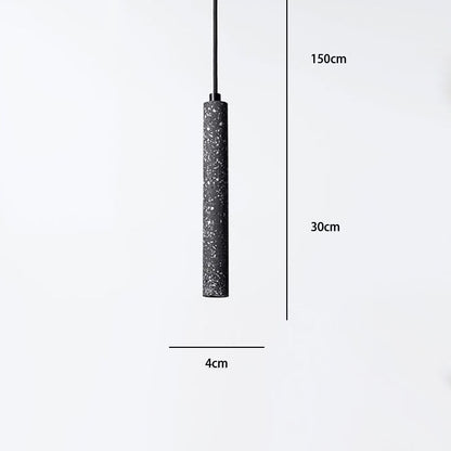Nordic Terrazzo Pendant Light - Modern Cement & Marble LED Hanging Lamp