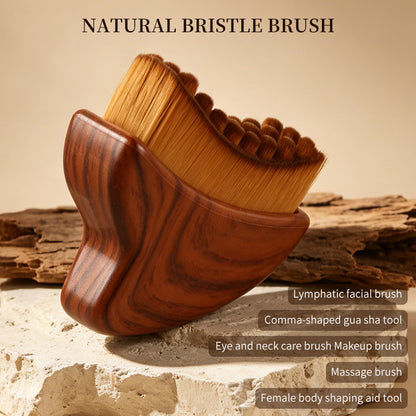 Lymphatic Facial Massage Brush–Dual-Action Face & Neck Sculpting Brush