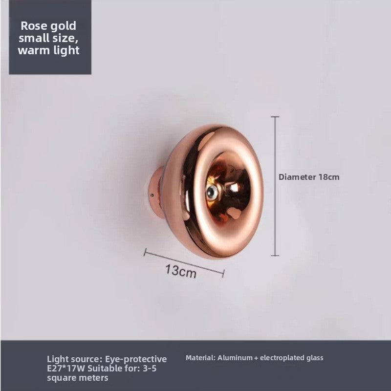 Modern Glass LED Wall Light - Luxury Bedside & Living Room Wall Sconce
