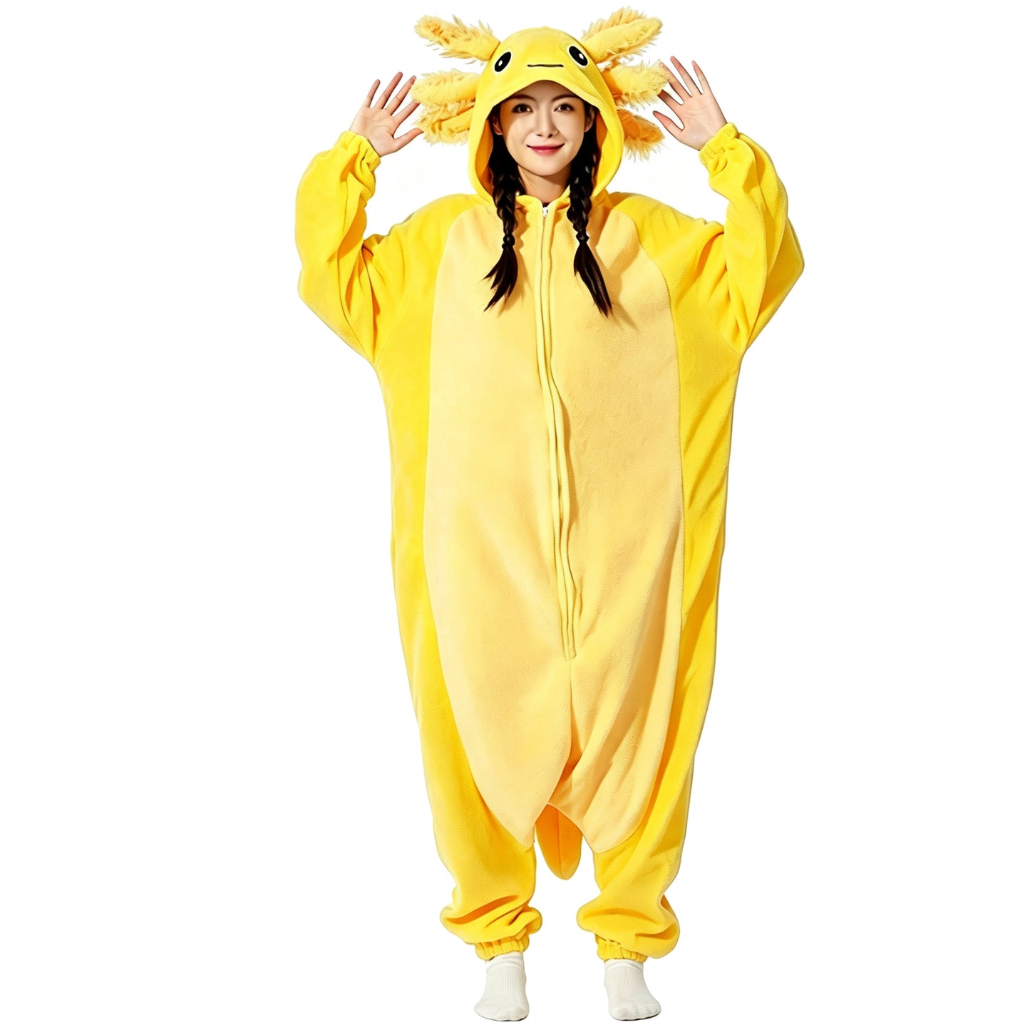 Animal Hooded Onesie – Plush Fleece Halloween Costume & Pajamas