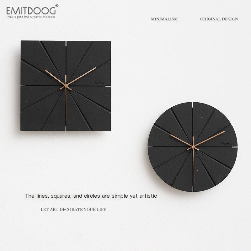 Modern Minimalist Wall Clock–Silent Decorative Wall Clock for Living Room & Home Décor