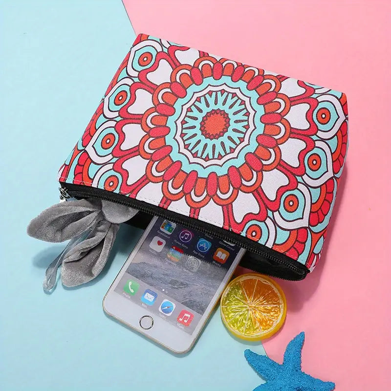 Vintage PU Cosmetic Bag–Waterproof Travel Makeup Organiser & Toiletry Storage Case