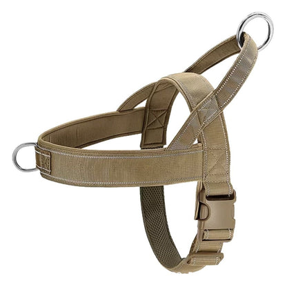Military Tactical Dog Harness–Heavy-Duty Adjustable No-Pull Pet Vest