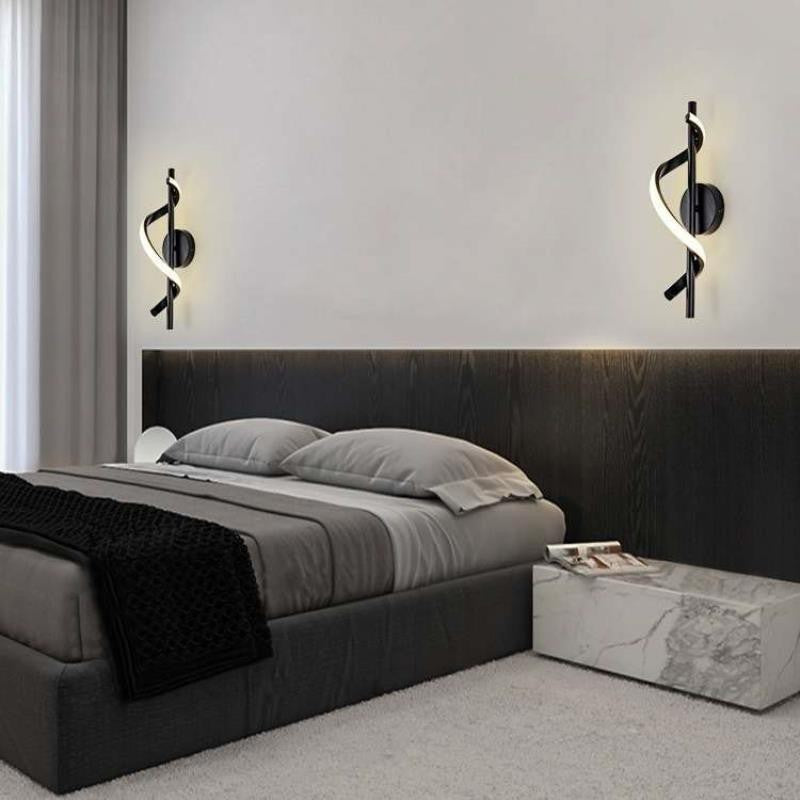 Modern Spiral LED Wall Light – Contemporary Indoor Wall Sconce