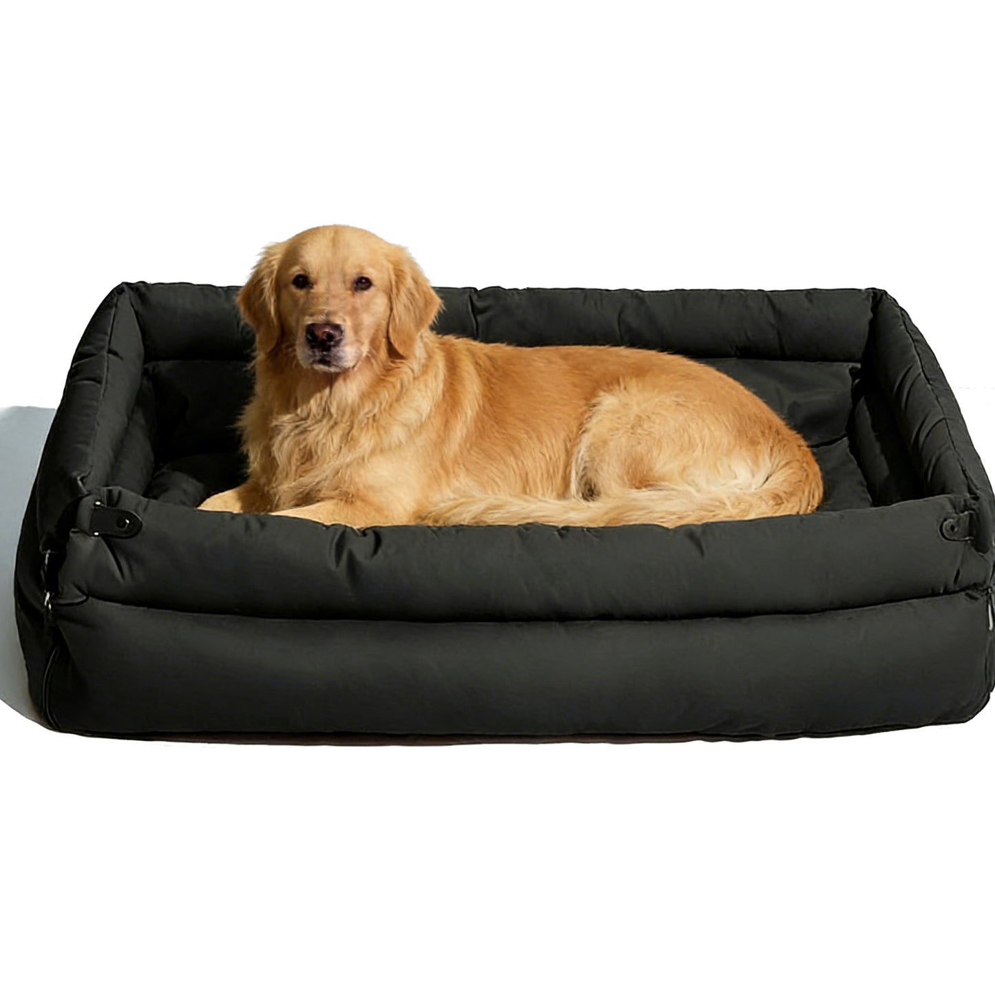 Extra Large Comfortable Dog Bed–Washable Calming Pet Sofa Bed With Carry Handle