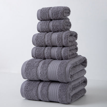 Luxury 6-Piece Cotton Towel Set – Soft & Ultra Absorbent Bathroom Towels