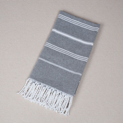 Oversized Tassel Beach Towel–Quick-Dry Cotton Blend Tassel Beach Blanket