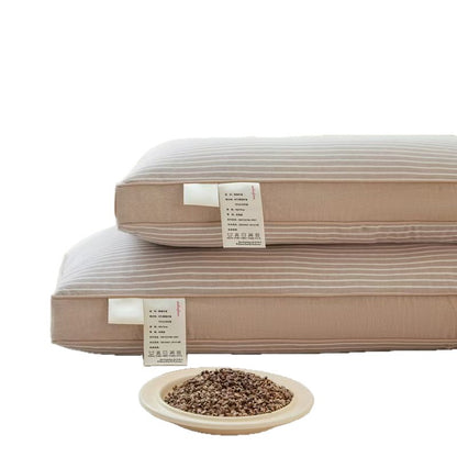 Natural Buckwheat Pillow – Breathable Cotton Support Pillow