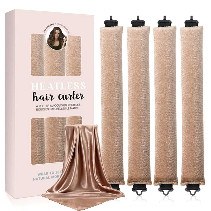 Heatless Curling Rod Set–Overnight Hair Curling Kit For Soft Natural Waves
