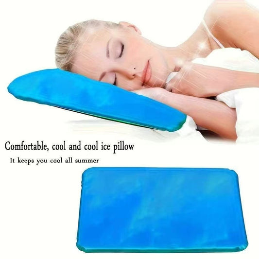Cooling Gel Pillow Pad–Summer Chillow Sleep Cushion, Heat Relief Pillow Insert for Bed & Nap Cooling Comfort