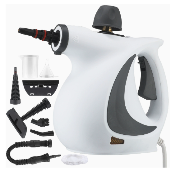 High Pressure Steam Cleaner-High Temperature Chemical-Free Cleaning Machine-Portable Multi-Surface Deep Cleaner