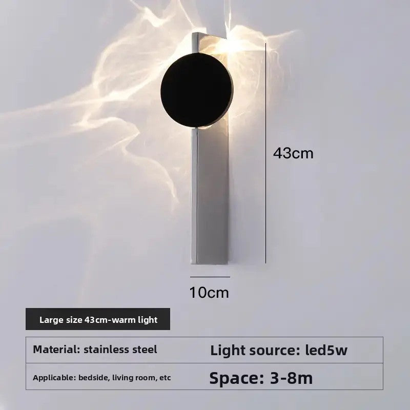 Modern LED Wall Light - Ripple Effect Designer Wall Sconce with Voice Control