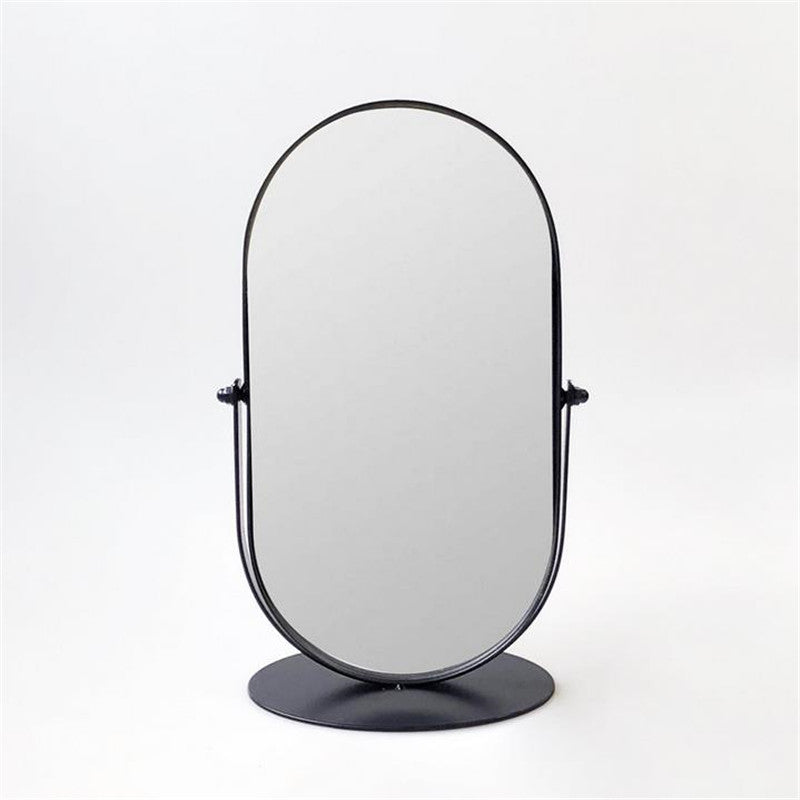 European Retro Vanity Mirror–Nordic Desktop Makeup Mirror for Beauty & Dressing Tables