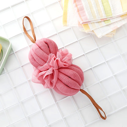 Japanese Exfoliating Bath Cloth & Bath Ball Set-Deep Clean Body Scrubber-Shower Back Scrubber & Loofah Set