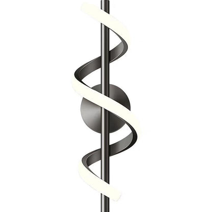 Modern Spiral LED Wall Light – Contemporary Indoor Wall Sconce