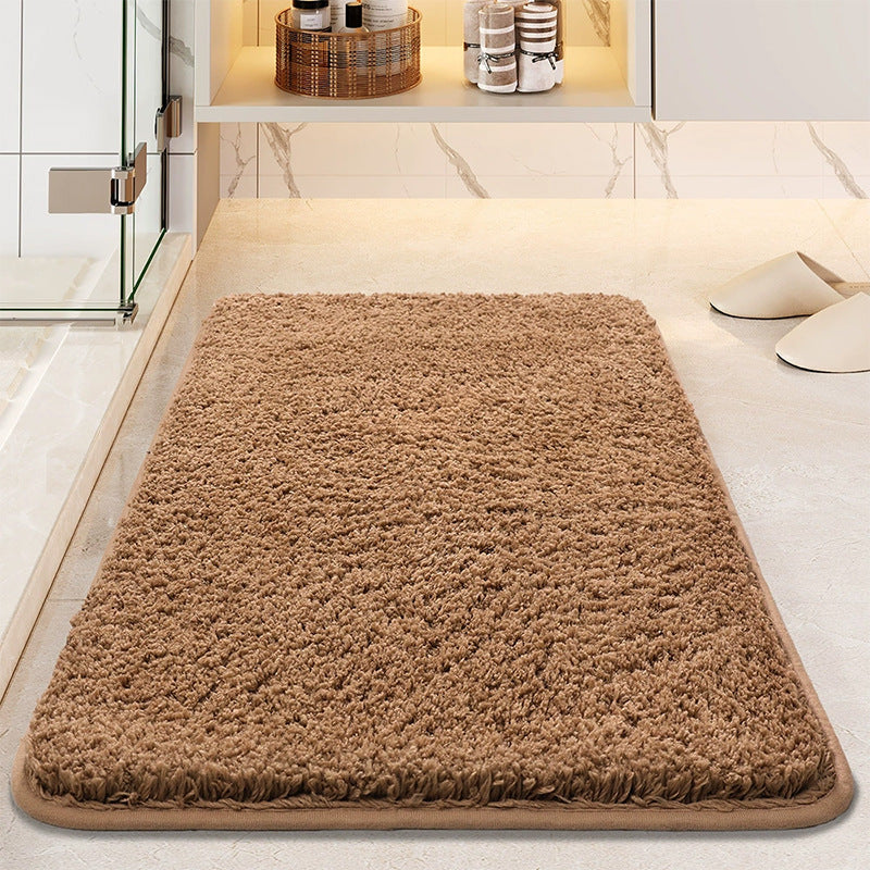 Soft Plush Non-Slip Bath Mat - Ultra-Absorbent Thick Bathroom Floor Rug Machine Washable