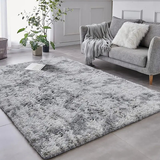 Plush Area Rug–Soft Non-Slip Washable Carpet for Bedroom, Living Room & Modern Home Décor