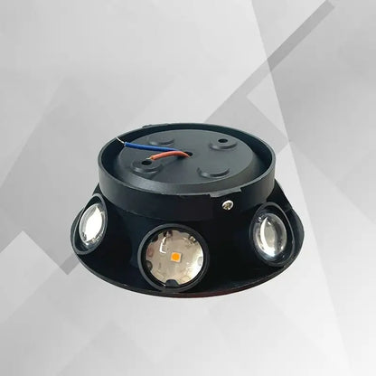 LED Round Outdoor Waterproof Wall Light–Modern Garden & Patio Wall Lamp