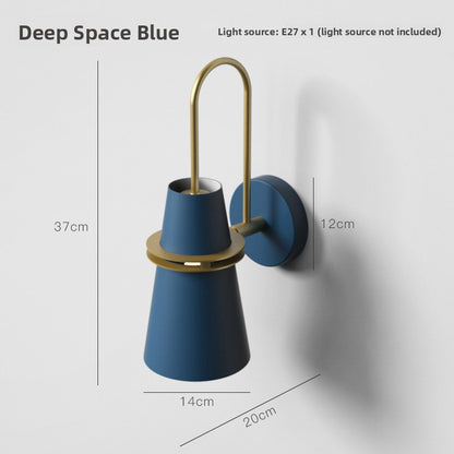 Nordic LED Wall Light - Modern Touch Control Bedside & Hallway Wall Lamp