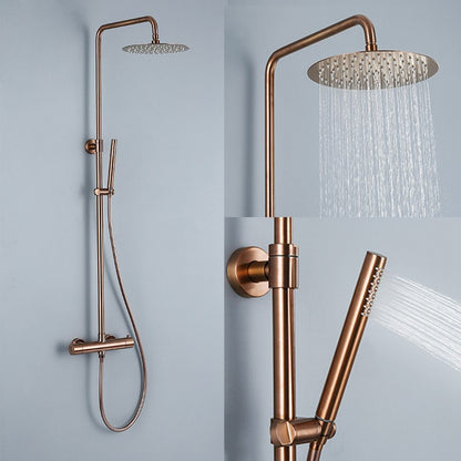 Luxury Thermostatic Shower System – 304 Stainless Steel Rainfall Shower Set