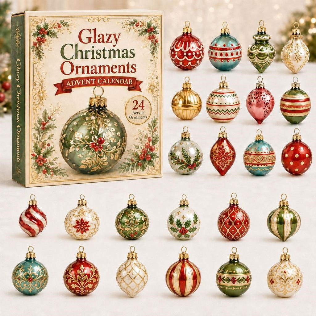 Christmas Acrylic Decorations Blind Box - 3mm Festive Santa, Gnome & Snowman Collectible Ornaments