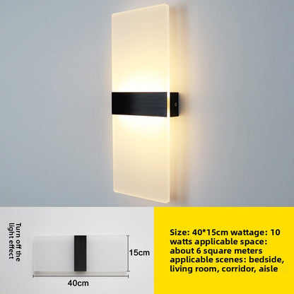 Modern Stylish LED Wall Light–3-Colour Dimmable Minimalist Wall Sconce