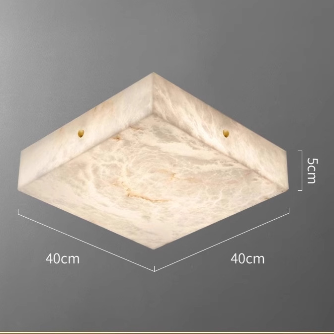 Spanish Marble LED Ceiling Light - Luxury Ultra-Thin Ceiling Lamp
