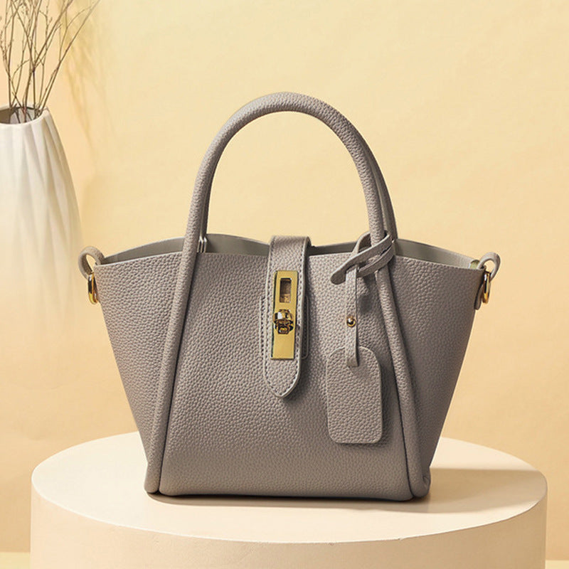 Urban Simplicity Bucket Bag–Women's Stylish Everyday Shoulder Handbag