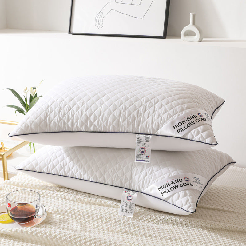 Feather Velvet Pillow–Soft Luxury Bed Pillow, Chemical Fiber Sleeping Pillow for Ultimate Comfort (48×74cm)