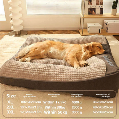 Orthopedic Memory Foam Dog Bed–Washable Luxury Pet Bed For Medium & Large Dogs