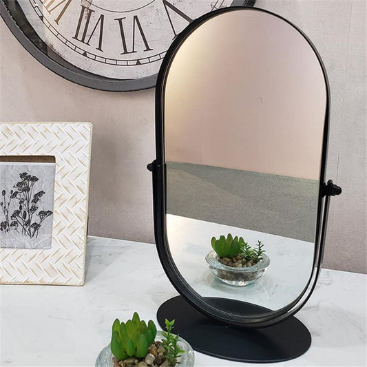 European Retro Vanity Mirror–Nordic Desktop Makeup Mirror for Beauty & Dressing Tables