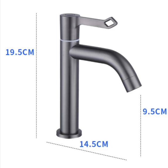 304 Stainless Steel Basin Mixer Tap–Modern Bathroom Vanity Sink Faucet