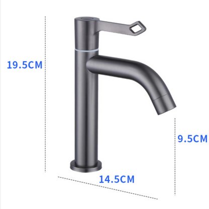 304 Stainless Steel Basin Mixer Tap–Modern Bathroom Vanity Sink Faucet